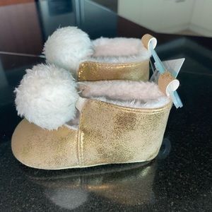 0-3 month baby girl moccasins